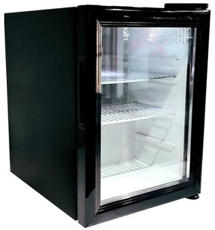 VDT minibar - koelkast - 35 liter- glazen deur - white edition