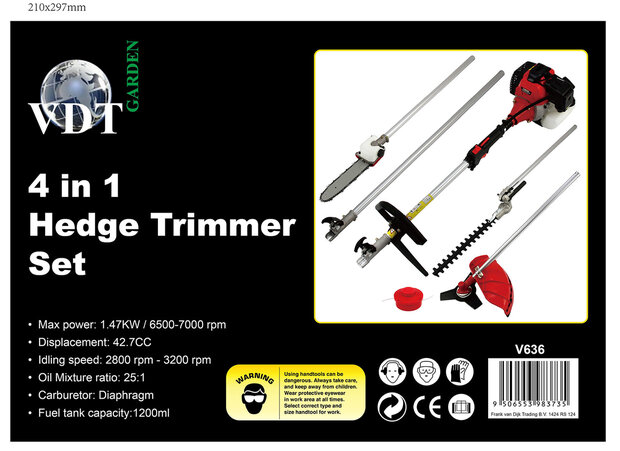 VDT Combitool 4 in 1 - 42,7CC
