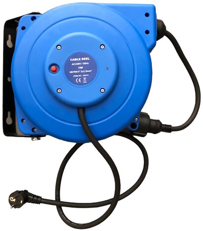 Verlenghaspel Automatisch 10mtr. 2,5mm²