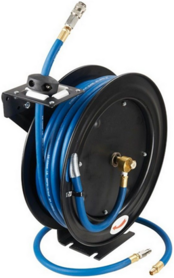 Lucht Slang op metalenhaspel 15mtr. Automatisch